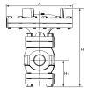 Nodular cast iron pressure reducer | GD-2000K